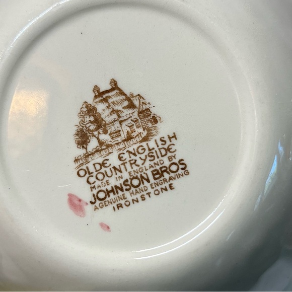 Johnson Brothers Brown and Cream Bowls VINTAGE OLDE ENGLISH COUNTRY SIDE ENGLAND - Picture 3 of 4
